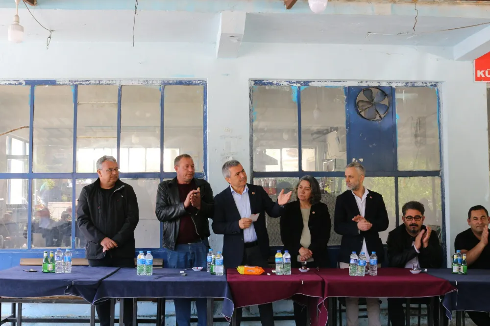 Uşak İl Genel Meclisi Başkanı ve üyeleri, Merkez Derbent köyüne teşekkür ziyareti gerçekleştirdi
